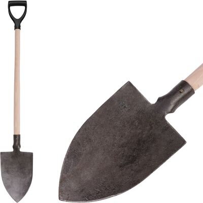 Rýľ Gardex 1250 g, špicatý, drevená D násada