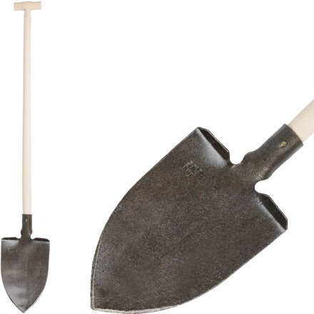 Rýľ Gardex 1300 g, so stupačkou, drevená T násada