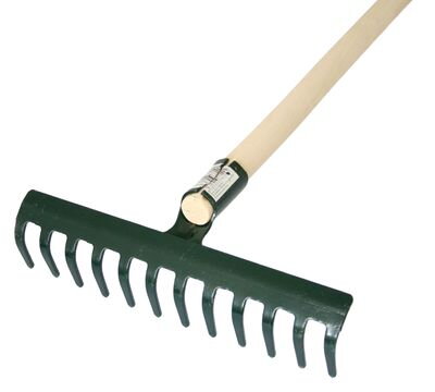 Strend Pro Hrable R105, 16 zubé, záhradné s násadou 160 cm