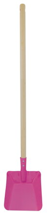 Detská lopatka rovná, kovová, drevená násada, 900 mm