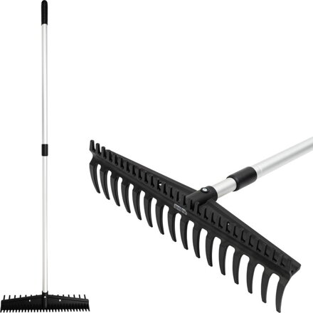 Hrable záhradné S891-AL, 16-zubé, teleskopická ALU násada, 45 cm