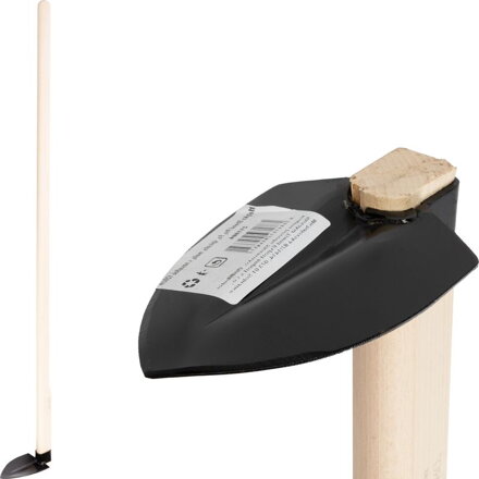 Motyka Fe, špicatá, malá, 260 g, drevená násada 120 cm