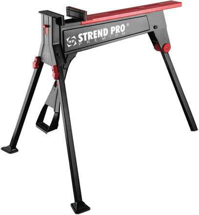 Stôl WB955, max. 300 kg, pracovný držiak, skladací so zverákom