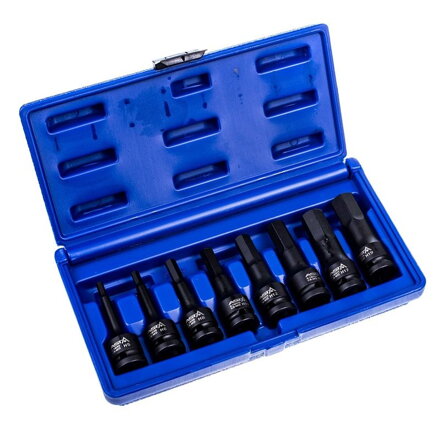 Sada ASTA A-1MHEX8, Hex, 1/2", 5-19mm, 8 dielna
