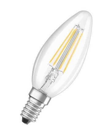 Osram LED Value CLASSIC B FIL 40 non-dim, 4W/827 E14 2700 K, teplá biela