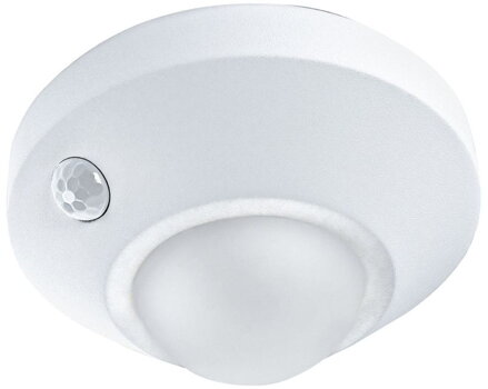 Svietidlo LEDVANCE NIGHTLUX Ceiling White, senzor, 105 lm, 3×AA