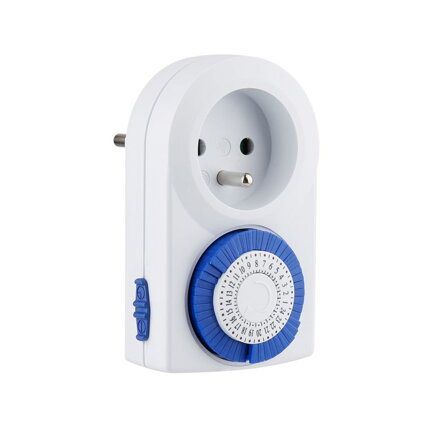 Časovač Strend Pro, mechanická spínacia zásuvka, 220-240 V, 3500 W