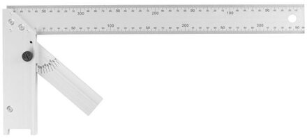 Uholník DY-5030, 400 mm, Alu, s uhlomerom