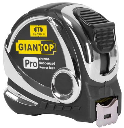 Meter GIANT CR-G44 5 m, 19 mm, Chrome/Nylon, Class II, CE