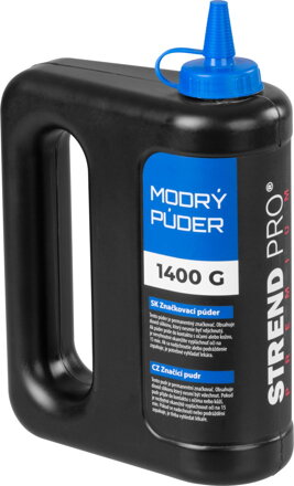Púder Strend Pro Premium, 1400 g, modrý značkovací prášok