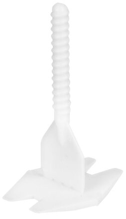 Medzerník LS122, nivelačný, 1.0 mm, 100 ks, biely