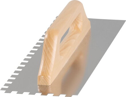 Hladítko Premium, 380x130 mm, e10, rovné, nerez, drev. rúčka