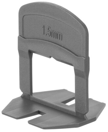 Medzerník LS230T, nivelačný, pod obklad, 1.5 mm, bal. 300 ks, plast sivý