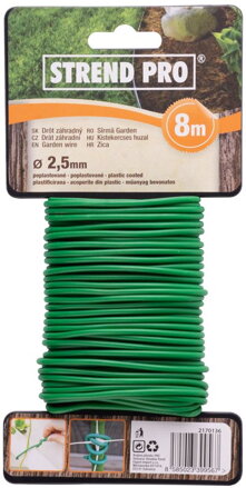 Drôt Strend Pro MaderGarden, 2,5 mm, 8 m, viazací, záhradný