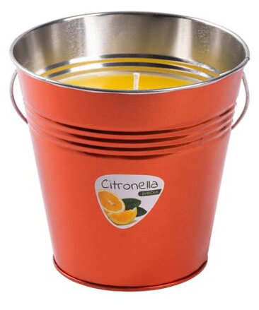 Sviečka proti komárom Citronella CB163, repelentná, vedro, 610 g, 150x150 mm