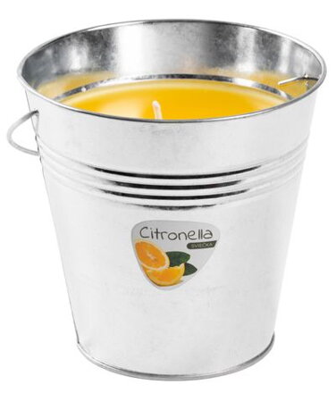 Sviečka proti komárom Citronella CB162, repelentná, vedro, 510 g, 150x150 mm