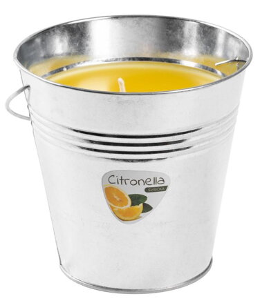 Sviečka proti komárom Citronella CB162, vedro, 510 g, 150x150 mm