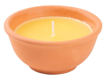 Sviečka proti komárom Citronella, terakota, 113 g, 50x110 mm