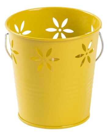 Sviečka proti komárom Citronella CB197, vedro, mix zelená/žltá, 160 g, 110x105 mm