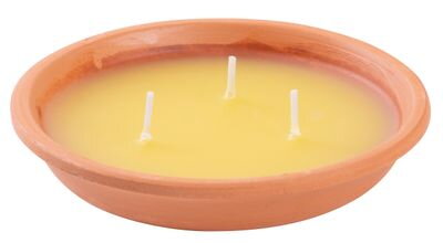 Sviečka proti komárom Citronella, terakota, 80 g, 30x125 mm