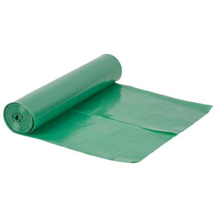 Vrecia na odpad ROLO LDPE T711.05, zelené, 120 l, 15 ks