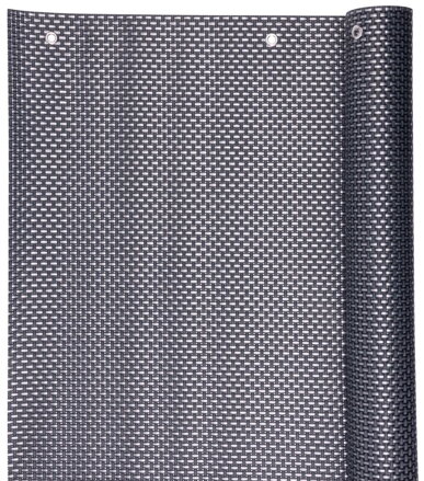 Balkónová zástena Polyrat77 0,9x3 m, antracit, UV