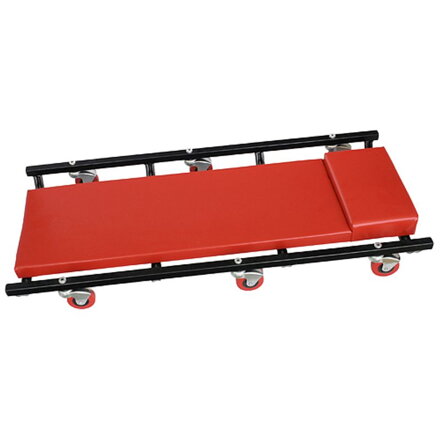 Pojazdné ležadlo TR6451 BigRed, červené, 930x440 mm, servisné