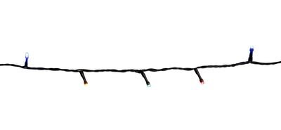 Vianočné osvetlenie reťaz Multi-Connect Star Line, 120 LED, multicolor, 10 m, exteriér