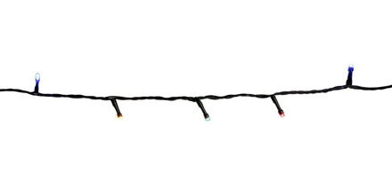 Vianočné osvetlenie reťaz Multi-Connect Star Line, 120 LED, multicolor, 10 m, exteriér