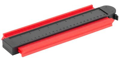 Šablóna na obkreslenie tvarov DG680, 250x101 mm, s uzamknutím a magnetom