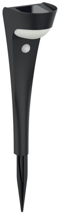 Solárna LED lampa so senzorom pohybu – 52,5 cm, čierna