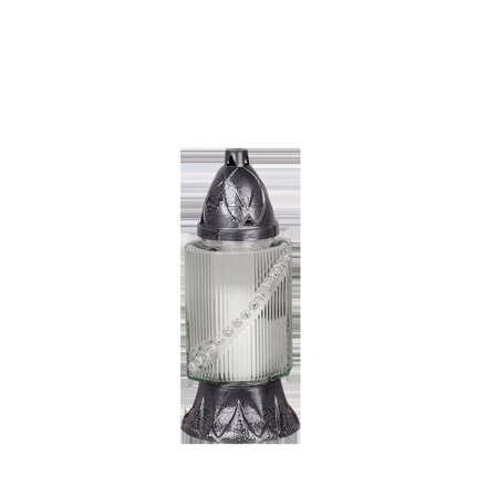 Kahanec Grave, sklo, dekor, 28 h, 80 g, 25 cm, na hrob