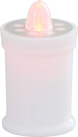 Sviečka na hrob MagicHome TG-18, LED, biela, 11 cm, (súčasť balenia 2xAA)