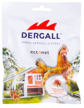 DERGALL 15 ml, prostriedok proti parazitom na hydinu