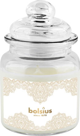 Vonná sviečka Bolsius Zlatá čipka, Big Jar, vanilka, 32 hodín