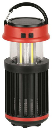 Solárna kempingová lampa proti hmyzu, USB nabíjanie, UV + LED