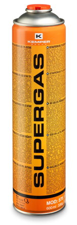 Kartuš KEMPER 575, 600 ml, 330 g, SUPERGAS, Propán-Bután