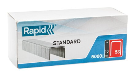 Spony do sponkovačky RAPID 53 STANDARD, 10 mm, 5000 ks