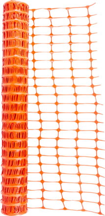 Plastová vyznačovacia sieťka, 1 m x 50 m, oranžová, HDPE