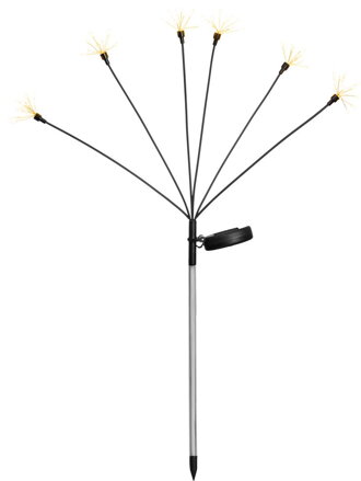 Solárna lampa Lara, 60xLED, 72 cm
