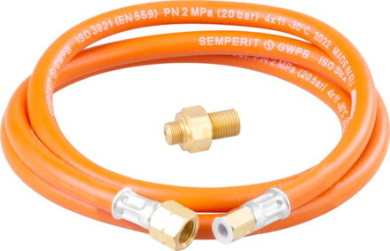 Prepojovací set Meva, hadica 1,5 m, k ohrievaču Olymp a variču Dual Compact