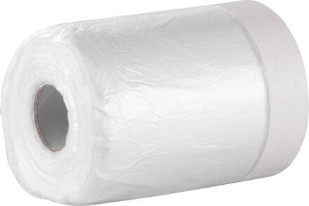 Fólia krycia Strend Pro 550 mm × 30 m, PE, s maskovacou páskou