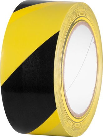 Výstražná páska 50 mm x 33 m, žlto-čierna, PVC