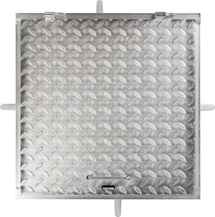 Poklop MC50, 500x500 mm, kanálový, pozinkovaný, max. 150 kg
