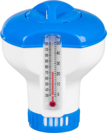 Dávkovač do bazénu Strend Pro Pool, 1-5" tablety, s teplomerom