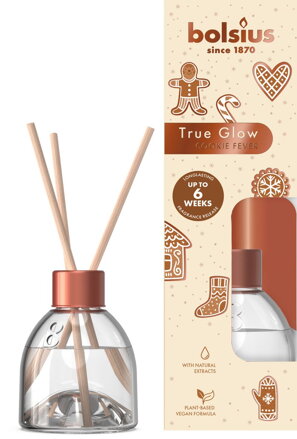 Difuzér Bolsius Cookie Fever, vianočný, 60 ml