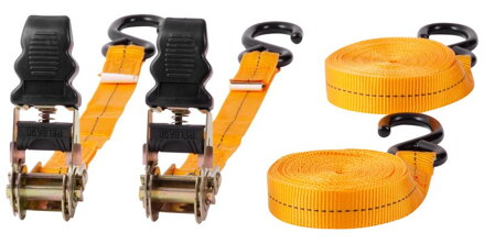 Popruh upínací Strend Pro 25 mm, pás s račňou, 4,5 m