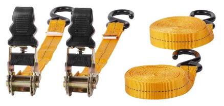 Popruh upínací Strend Pro 25 mm, pás s račňou, 4,5 m