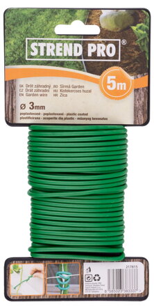 Drôt SoftTwist 3 mm, 5 m, viazací, záhradný, zelený