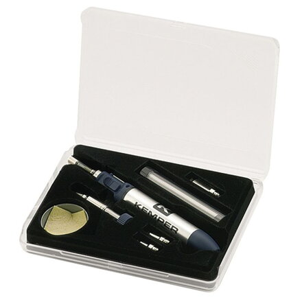 Plynová mikropájka KEMPER 12000KIT, sada v kufríku